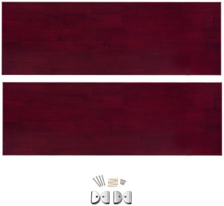 Solid Wood Closets TS16CHY Top Shelves with Brackets, Cherry, 2-Pack