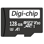 Digi-Chip 128GB Micro SD Memory Card for Tapo Cameras, Class 10 UHS-1 V30 Video High Speed Tapo Camera Memory Card for Wi Fi Security Cameras