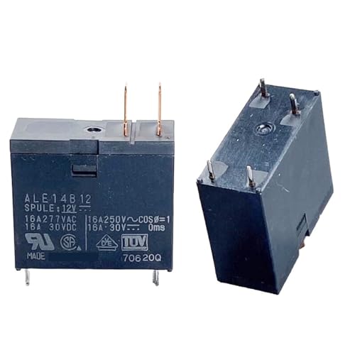 Relais ALE14B12 12V de haute précision 16A à 4 broches pour carte électronique