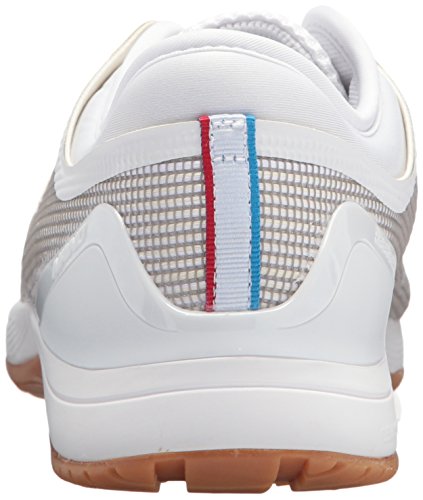 Reebok Women's Crossfit Nano 8.0 Flexweave Workout Joggers, White/Classic White/Excellent Red/Blue/Gum, 7 M US