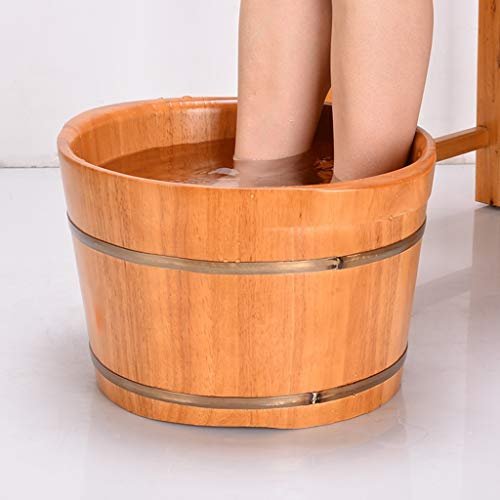 Spa de pies Katzowen de madera con tapa 24 cm miniatura 2
