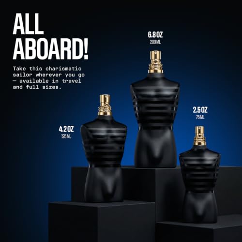 Image of Jean Paul Gaultier Le Male Le Parfum - Amber Woody Eau de Parfum Intense for Men Fragrance - Cardamom, Lavender & Iris, Vanilla - Men's Perfume Spray