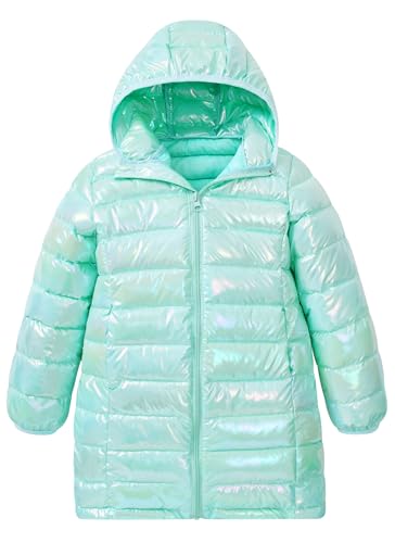 Ya en mundofriki.es: ALISISTER Abrigo de Niña Chaqueta Acolchada Brillante Multicolor Verde con Capucha Cortaviento Cálida Chaqueta de Invierno para Escuela y Fiesta 9-10 Años