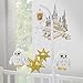 Warner Brothers Harry Potter Magical Moments White and Gold Hedwig Musical Mobile