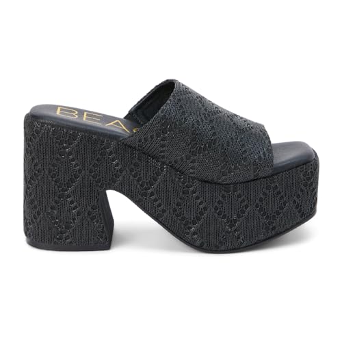 Image of BEACH by Matisse Womens Como Block Platform Casual Sandals Casual High Heel 3 inch & Up