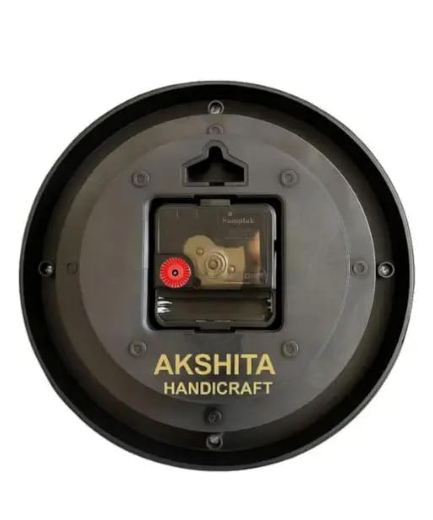 MOHANWADI Arts & Crafts Round Plastic Wall Clock