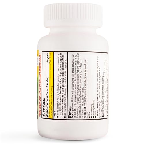 Time-Cap Labs, Inc. Timely - Low Dose Aspirin 81Mg - 500 Tablets - Compared To The Active Ingredient In Bayer Low Dose - Enteric Coated Low Strength thumb #2
