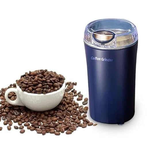 Image of Stainless Steel Spice Grinder Mini Masala & Coffee Grinder Compact Electric Mixer for Kitchen High-Speed, Durable & Easy-to-Use Grinding Machine for Spices, Herbs & Dry Ingredients