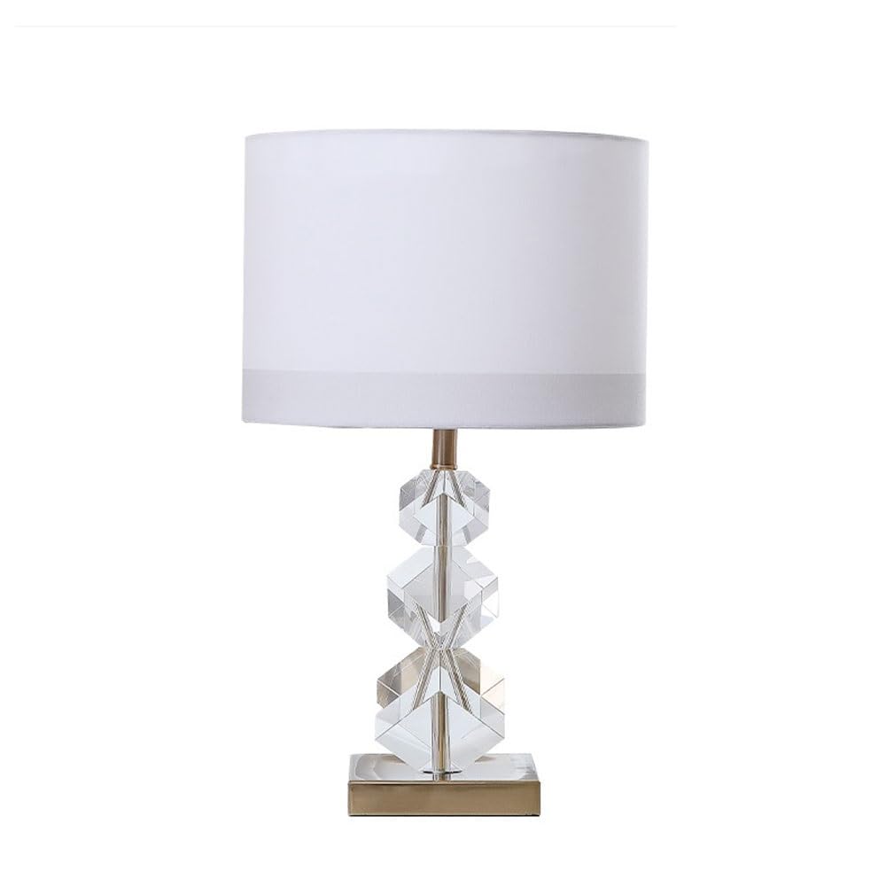 T2H9B5V4G8 Desk Lamp Desk Lamp Bedside Master Bedroom Crystal Minimalist Living Room(Large)