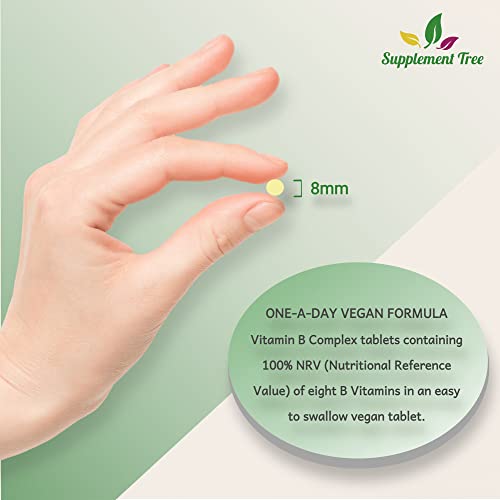 Vitamin B Complex 365 Tablets - with B1, B2, B3, B5, B6, B12, Biotin, Folic Acid - UK Manufactured - Image 5