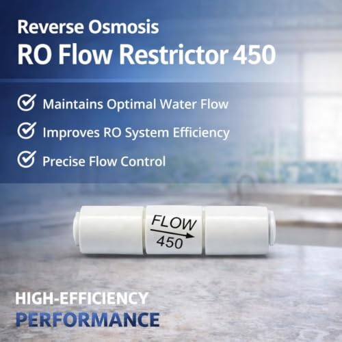 Image of AQUA D PURE RO Service Kit | 80 GPD RO Membrane Housing + 450 Flow Restrictor + Pipe + Booster Pump | Compatible with All Domestic RO Water