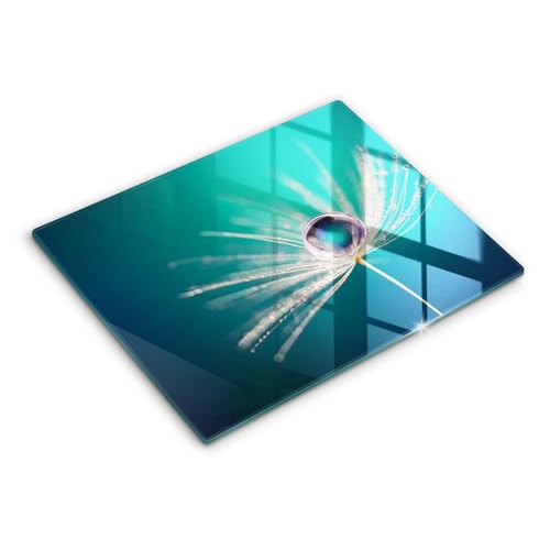 Protège plaque induction résistant Wallfluent 52x40cm - Planche à découper en verre