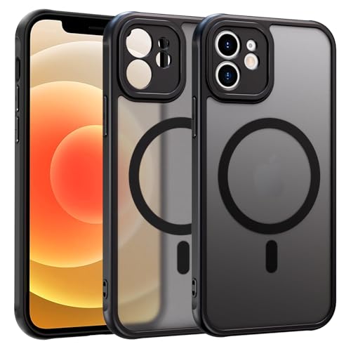 ZYIMOU für iPhone 12 Mini Hülle Kompatibel mit MagSafe, Handyhülle Magnetisch für iPhone 12 Mini kameraschutz Rückseite ...