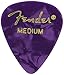 Fender 351 Shape Medium Classic Celluloid Picks, 12-Pack, Purple Moto for electric guitar, acoustic guitar, mandolin, and bass