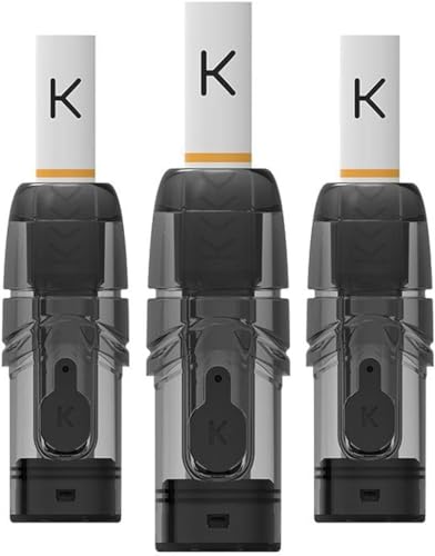 KIWI Pen, cartouche, accessoire pour e-cigarette, 1,8 ml, pack de 3, couleur noire, sans nicotine