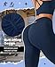 BRXL Butt Lifting Workout Lycra Leggings for Women Tummy Control High Waist Seamless No Front Seam Gym Yoga Running Leggings Blue M
