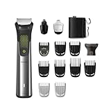 Philips India&#039;s No.1 Men&#039;s Trimmer | Pro BeardSense Technology I Sharp Finish &amp; Even Trim | Patented Twin Trim Blades I 15-in-1 Pro Kit - Face, Body &amp; Private Parts | Premium All Metal body I 3 Year Warranty I 120 min runtime I 5 min Quick Charge MG9551/65 Amazon Deal