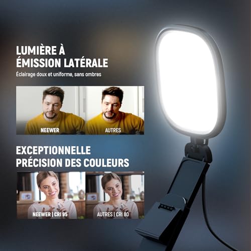 Lampe d'écran LED pour webcam et visioconférence Zoom NL10 - 4