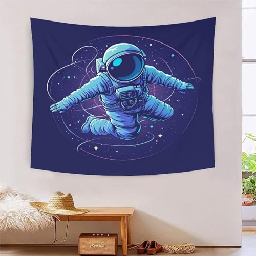 Couverture murale astronaute 3D pour habiller un grand mur vide de chambre à coucher