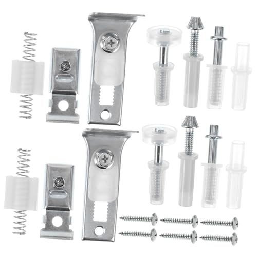 GANAZONO kit de herrajes para puerta de clóset bifold, piezas para reparación e instalación miniatura 1