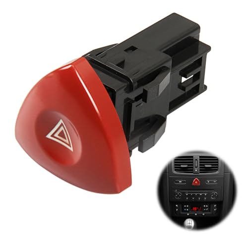 Bouton Warning Trafic 2, Interrupteur Feux de détresse pour Espace Laguna 2 Vivaro 8200442724 252904889r, Interrupteur de feux de détresse 4 broches