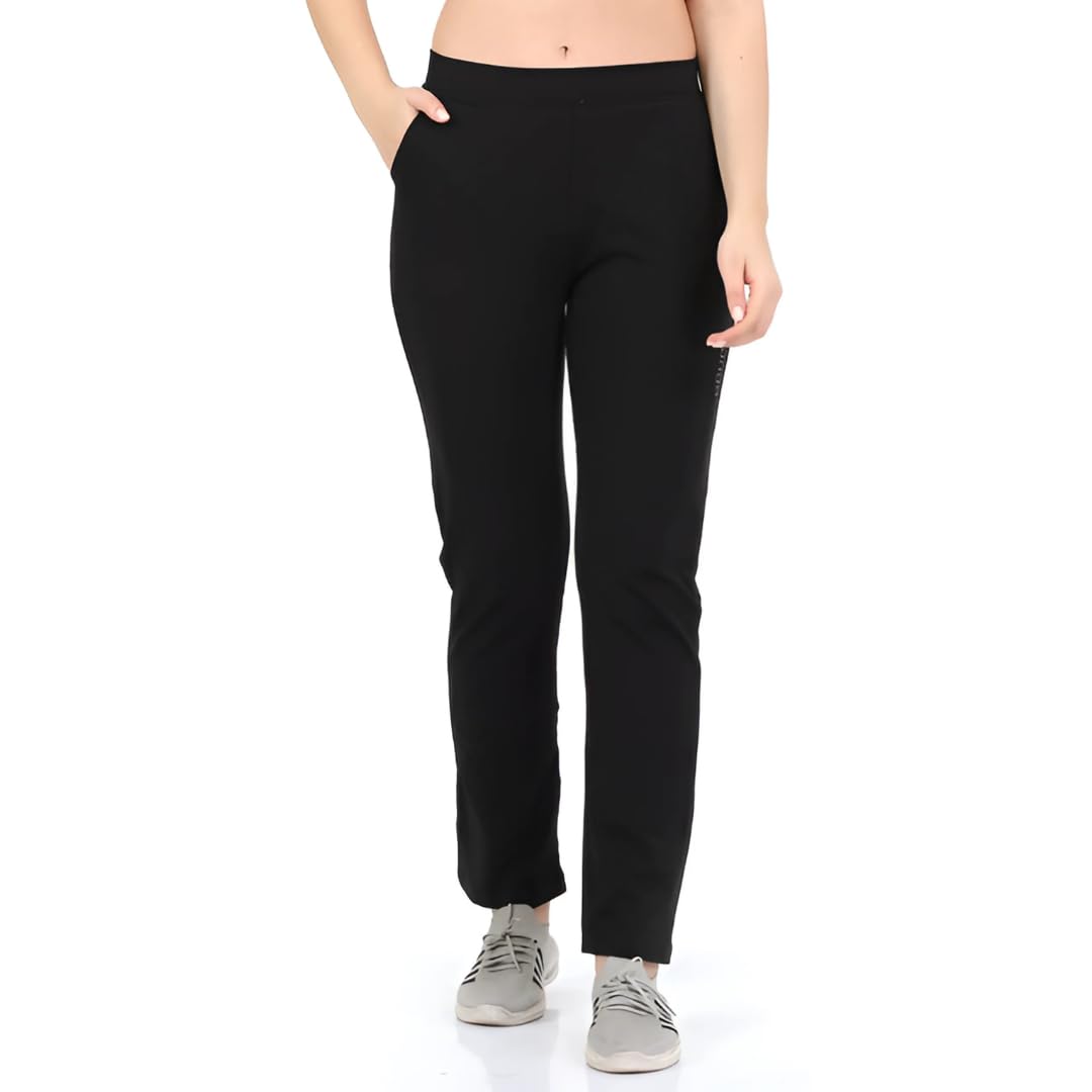 Lango Women's Regular Track Pants, Women's Track Pants, Comfortable Gym & Workout Wear, Ladies Tracksuit Pants with Breathable Fabric, Stylish Track Pant-image-40