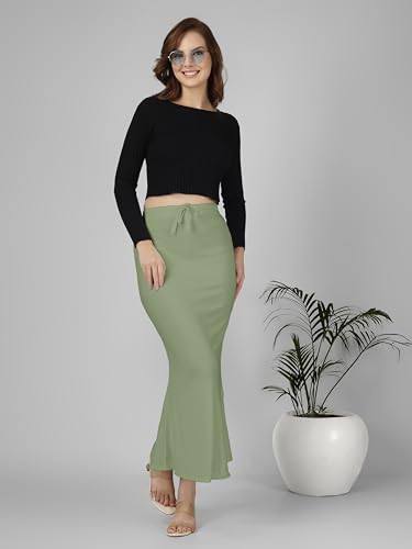 Image of Nexsus Stretchable Saree Shapewear | Petticoat for Women | Cotton Blended | Skirts for Women | Shape Wear Dress for Saree | Available in 80+ Colors and Plus Sizes