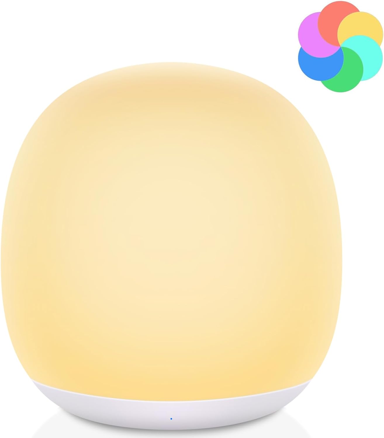Lámpara de Noche Infantil LED Táctil Multicolor Recargable