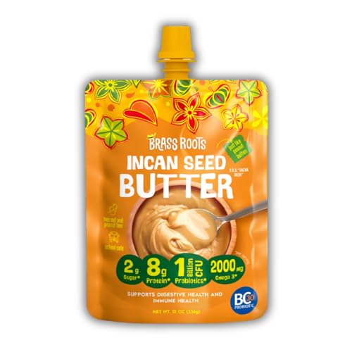 Brass Roots - Seed Butter - Multi Serving Grab n Go (10 oz) - Peanut Butter Alternative - School Safe - Top 9 Allergy Free - Supports Gut Health