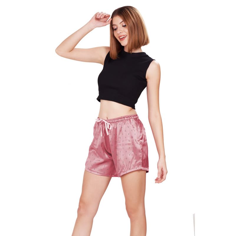 Women's Satin Shorts | Soft, Stylish & Comfortable Loungewear WWS-B0C1SB84M3-picture-13