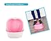 Lemoncy Large Plastic Foot Basin Bath Spa Tub Feet Massage for Soaking Foot,Toe Nails, and Ankles,Pedicure,Improved Sturdy Portable Feet Tub Pink