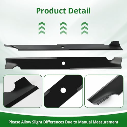 038-7230-00 Blades Compatible with B ad Boy 72 Inch Deck 038-7202-00 72" High Lift Blades Fit Outlaw XP, Outlaw Extreme, Diesel 1500cc, Rebel, Replace 038 7230 00, 038 7202 00, 30227-72N, 3 Pack by Jowlawn - Image 3