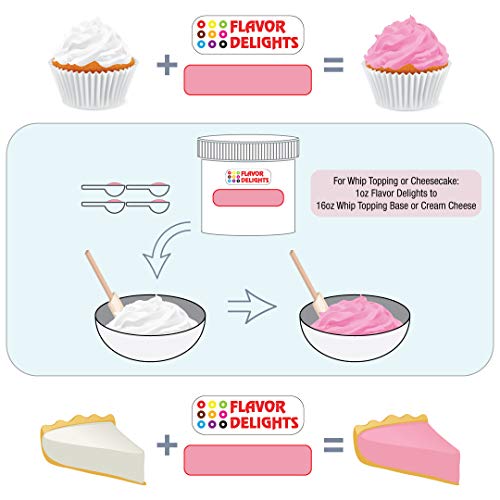 Flavor Delights by Angel Specialty Products: Flavored Powder Bakery Mix > Passion Fruit, Pistachio, Pumpkin Pie, Strawberry (Pistachio, Strawberry, Passion Fruit, 3-Pack Bundle)
