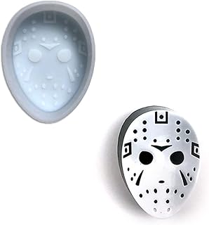 Mysterious dot Mask Shape Car Freshie Silicone Mold for Making Soap Aroma Beads Car Freshie, Pendant, Candle, Resin