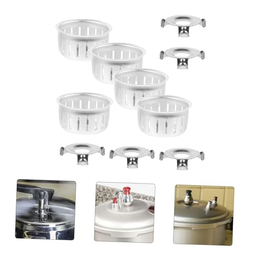 SHOWERORO 5 pares de repuestos para olla a presión cubierta bloqueadora accesorios para olla a presión miniatura 5