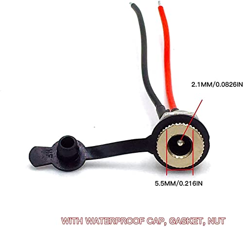 Conector DC 5.5x2.5mm Macho y Hembra Pack 7 Pzas miniatura 3