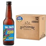 Butcombe Brewing Co., Tall Tales Pale Ale Zero Bottles, Vegan Friendly, Alcohol Free, Bold & Fruity, Flavours of Citrus, Grapefruit & Pineapple, 12 x 330ml