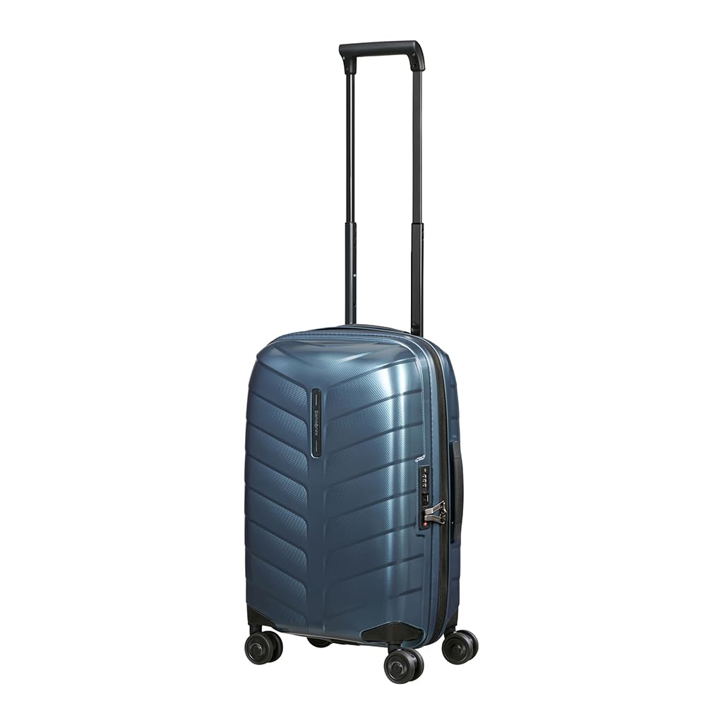 Samsonite Attrix - Spinner S, Echarlizable Hand Luggage, 55 cm, 38/44 L, Azul (Azul de Acero)