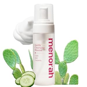 skincare – Gentle Cleansing Mousse – with Cacti, Cucumis, Hydration Soothing Facial Cleanser, pH-Balanced Face Wash