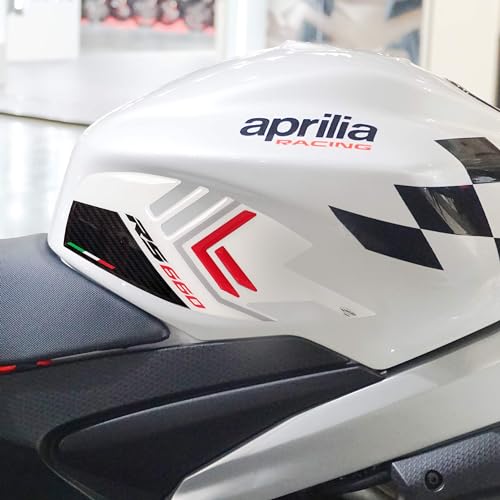 Autocollants 3D moto Aprilia RS 660 Extrema protection réservoir carbone résine