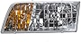 For Ford Crown Victoria Headlight Assembly 1998-2011 Driver Side Bulbs Included DOT Certified FO2502200 | 4W7Z 13008 A