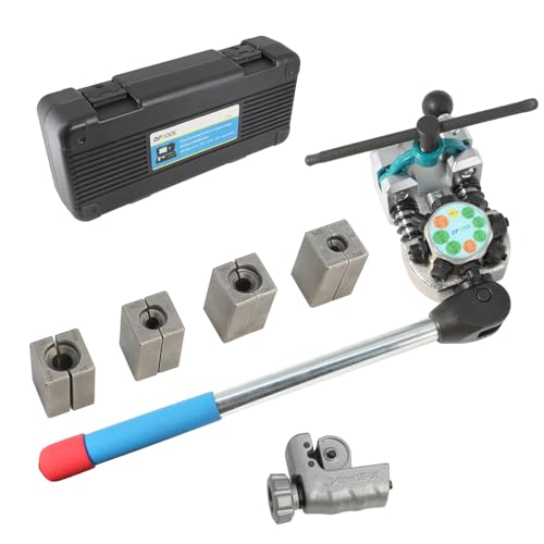 DPTOOL Brake Line Flaring Tool Kit, 45 Degree Single, Double and Bubble Flares, Brake Line and Tubing Flaring...