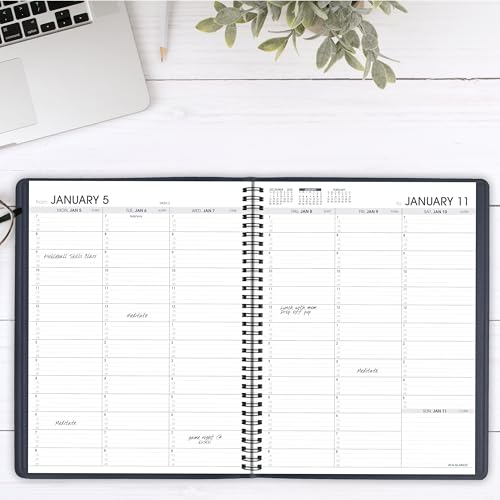 Image of AT-A-GLANCE 2026 Appointment Book Planner, Weekly, 8-1 /4 inch x 11 inch, Large, Navy (709502026), (Pack of 12)