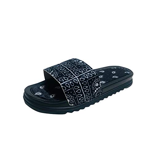 ZYAPCNGN Sandals for Women Fashion Women\'s Casual Shoes Breathable Indoor Outdoor Leisure Slippers Wedge Sandals Black