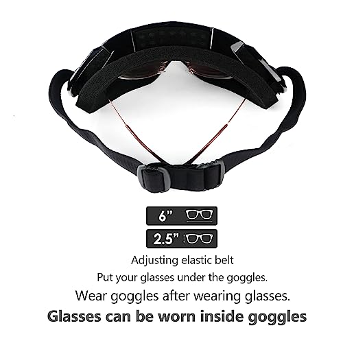 Ggbuy Motorcycle Goggles Atv Dirt Bike Anti Scratch Motocross Uv400 Protect Bendable Eyewear Off Road Dust Proof Anti Fog Riding Goggles With Adjustable Strap &Color Lens thumb #6