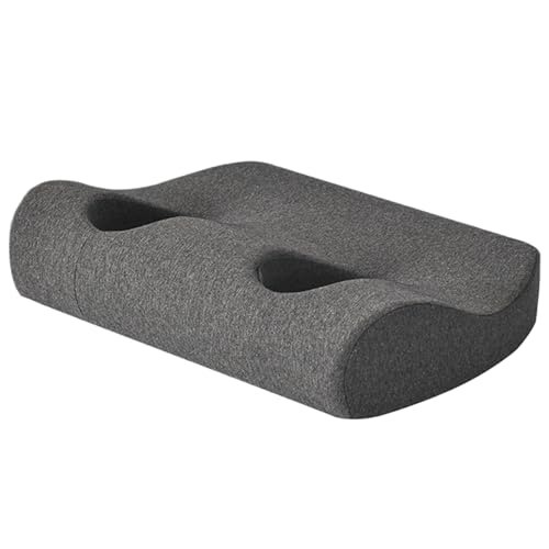 Oreiller avec trou d'oreille en mousse à mémoire de forme ergonomique - 2