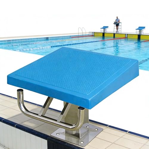 Bloque de arranque resistente para natación, plataforma de un solo paso con inclinación de 15° para competición y entrenamiento
