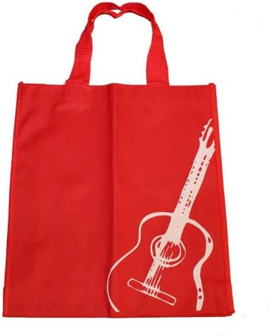 Red Guitar Tote Bag - Shoulder Bag Satchel