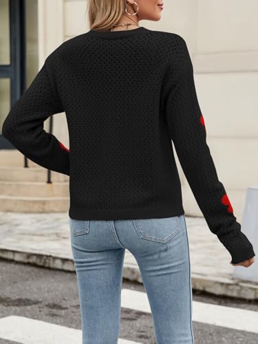 Women Crochet Cropped Cardigan Sweaters Lightweight Button Down V Neck Cardigan Flower Knit Open Front Cute Outfits Fall4