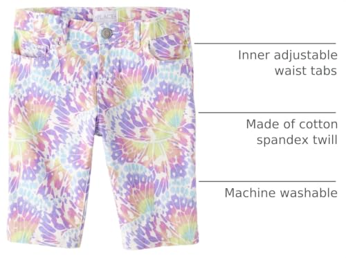 Image of The Children's Place Girls Twill Skimmer Shorts